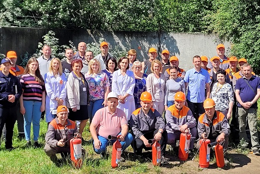 Fire safety training at PJSC Concern Khlibprom