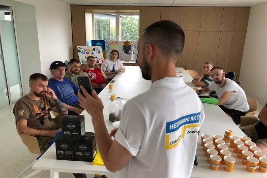 A Training in Basic Coffee Tasting Skills for the Veterans of the Unbroken Centre